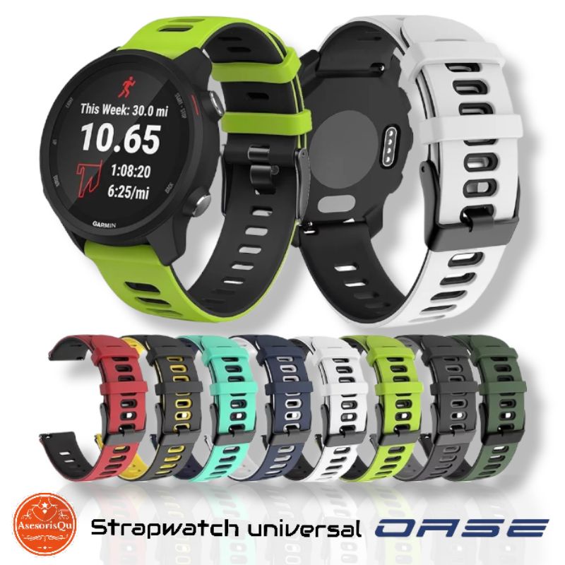 Tali Strap Jam Tangan Oase Horizon W1 VF1 Watchband Strap Silicone 20mm Two Tone Oase Horizon W1 VF1