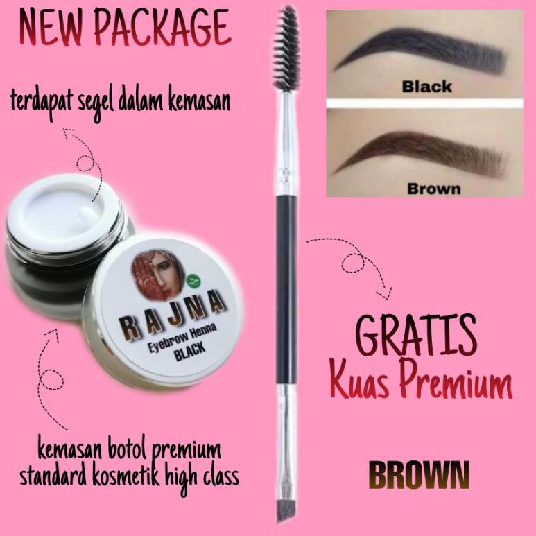RECOMENDED HENNA ALIS BY RAJNA PREMIUM FREE KUAS HALAL SAH UNTUK SHOLAT ✿ 885