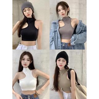 TJM BR275 Bra Sport Wanita Tanpa Kawat Necktie Bh Sport Gym Push Up Tank Top Wanita Pakaian Dalam Wanita Korea Impor