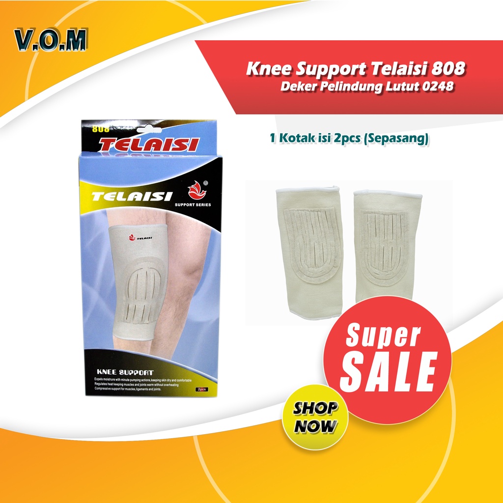 Knee Support Telaisi 808 / Deker Pelindung Lutut 0248