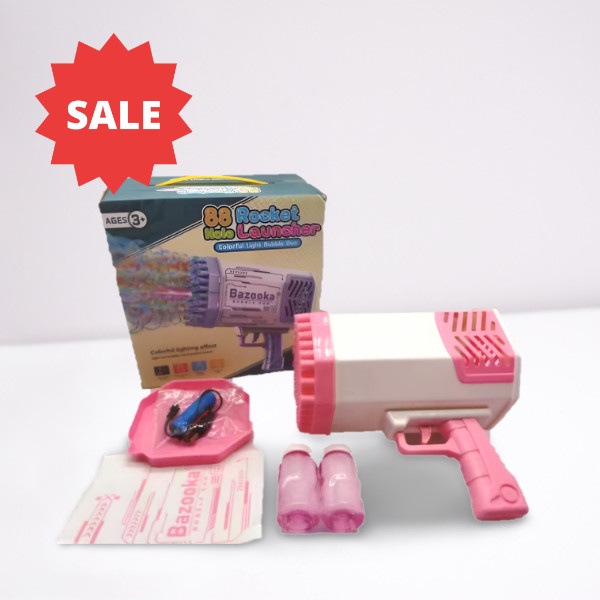 Bazooka Bubble Gun - 88 Rocket Hole Launcher - Mainan Gelembung Sabun