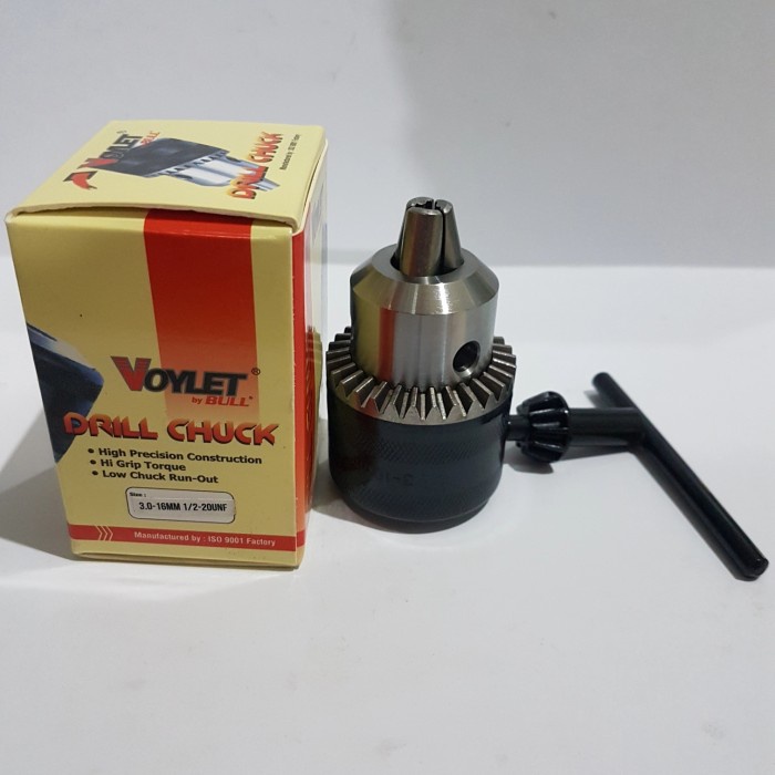 Kepala Bor 16mm Drat Voylet + kunci bor