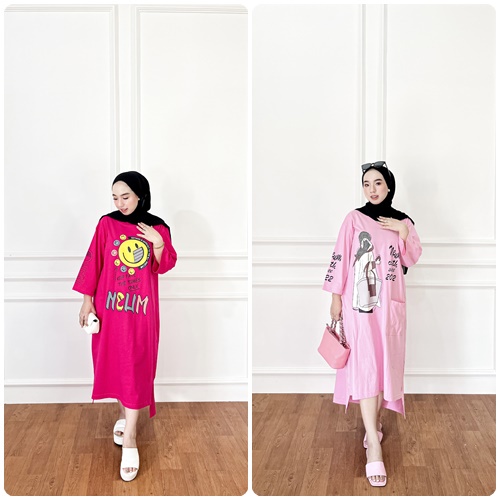 HUMAIRAH MUSLIM - Long Tunik Terbaru Long Tunik NEUM tunik wanita modern Long tunik import Long tuni