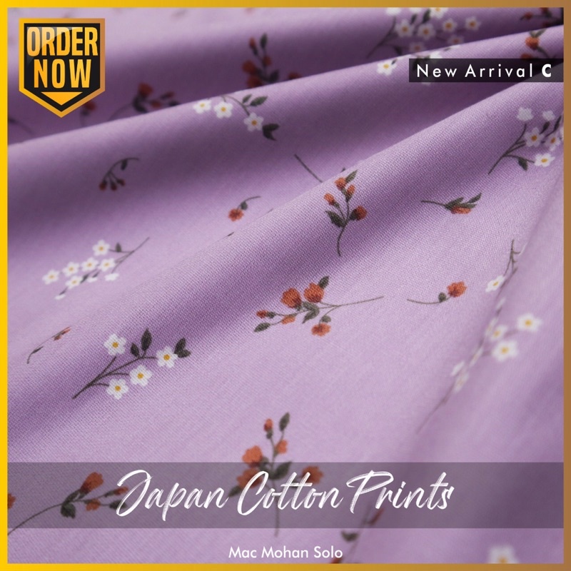 [NEWEST ARRIVAL] JAPAN COTTON PRINTS KAIN KATUN JEPANG MOTIF DESIGN BUNGA TERBARU BAHAN KATUN PREMIUM TERMURAH PER 0.5M UNTUK GAMIS TUNIK KEMEJA DRESS ONESET BAJU BY MACMOHAN