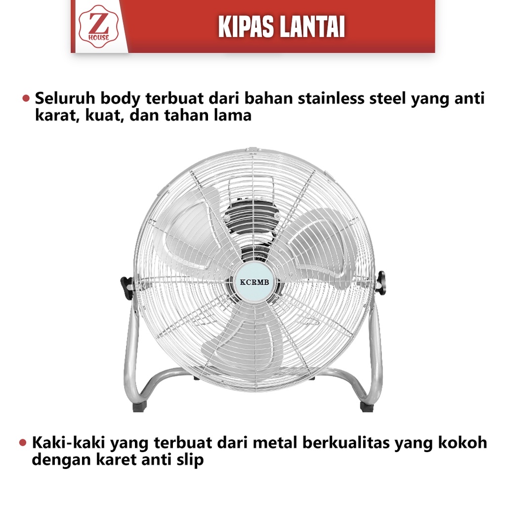 Kipas Angin Lantai Tornado Fan 18&quot; Floor Fan 18 Inch Kipas Angin Meja Lantai Kipas Angin High Velocity Kipas Angin Lantai Tornado Deluxe 18&quot; Original Kipas Angin Meja Duduk Lantai Desk Fan Industri Industrial Floor Fan Kipas Angin Lantai 18 Inci