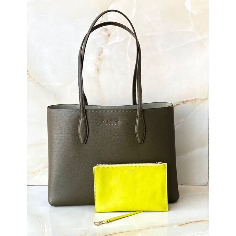 Tas Wanita Branded KS All Day Anyday Large Tote Duck Green 100% Original