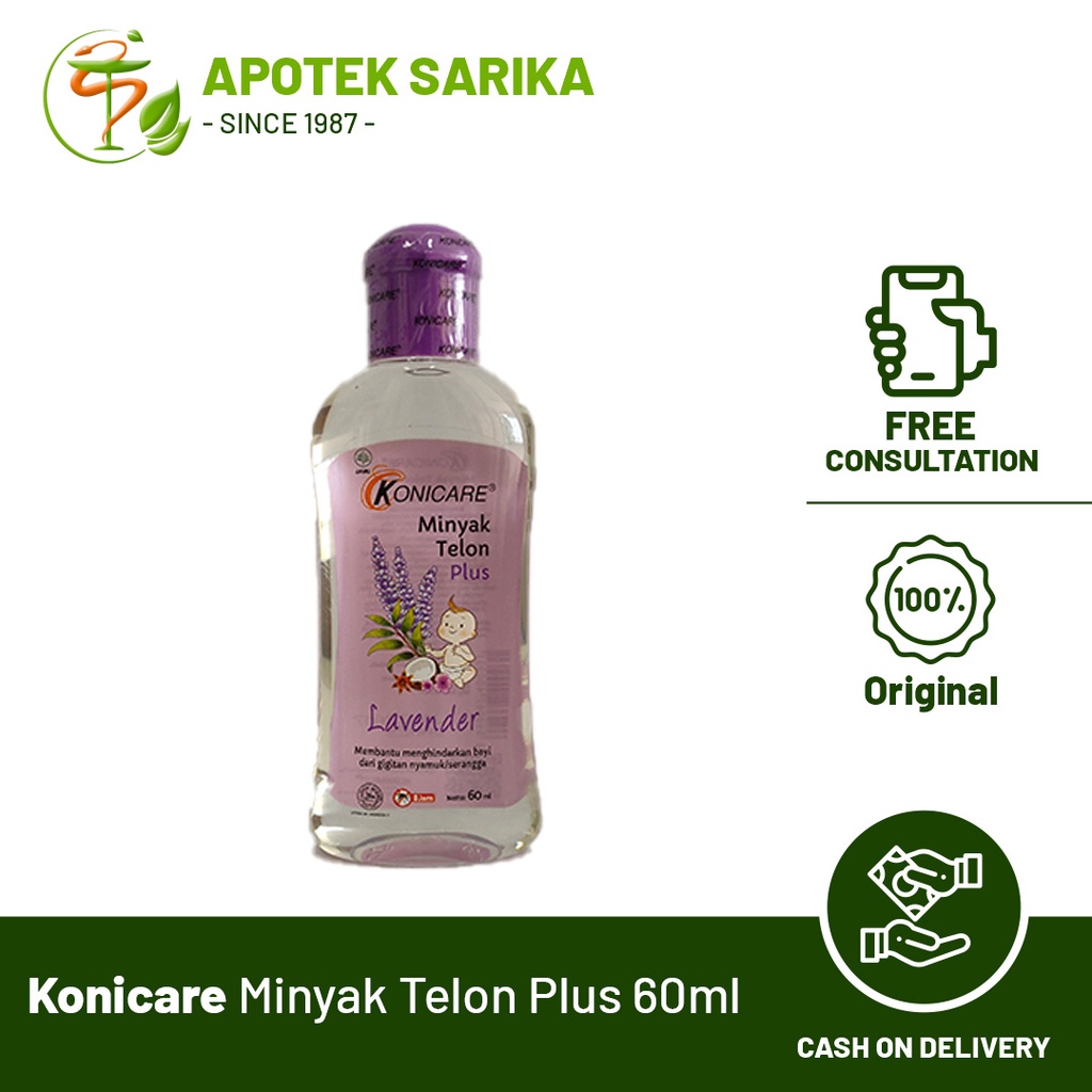 Konicare Minyak Telon Plus 60 ML / Konicare Minyak Telon Plus Anti Nyamuk 60 ML
