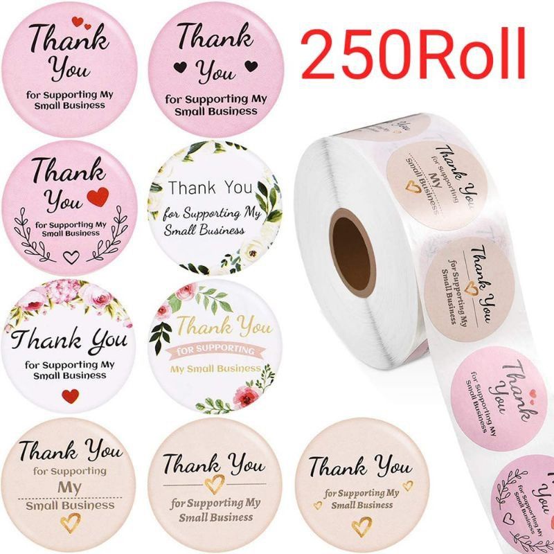 

Stiker Thank You For Supporting My Small Business