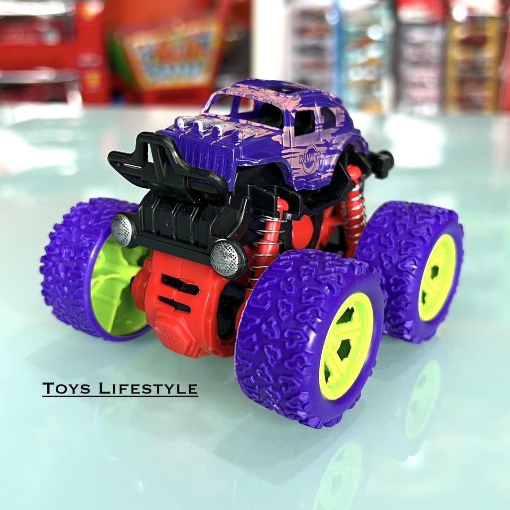 Mainan Anak Mobil Jungkir Balik Big Wheel Monster Zap Stunt Car Lucu