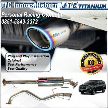 JTC TITANIUM Exhaust Toyota Innova Reborn Fortuner 2GD 16+ Muffler