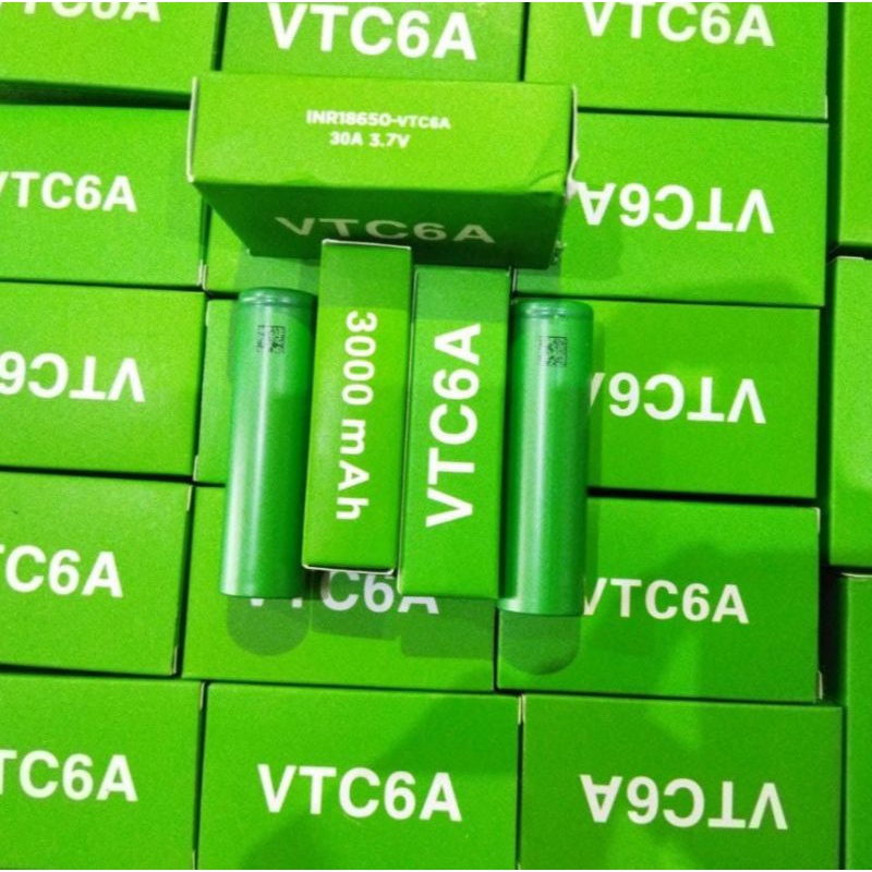 BATERAI SONY VTC 6A 18650 3000mAh 35A AUTHENTIC BATERAI VTC6A