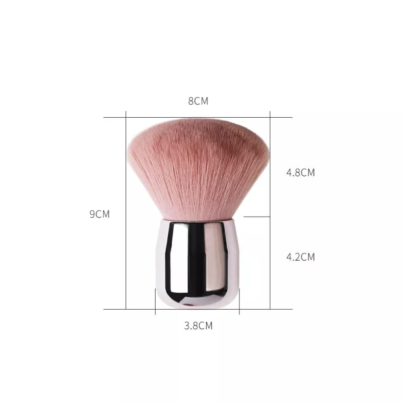 Kabuki Brush Powder Bedak Tabur / Brush Powder Blush On Brush Makeup Warna Pink F830