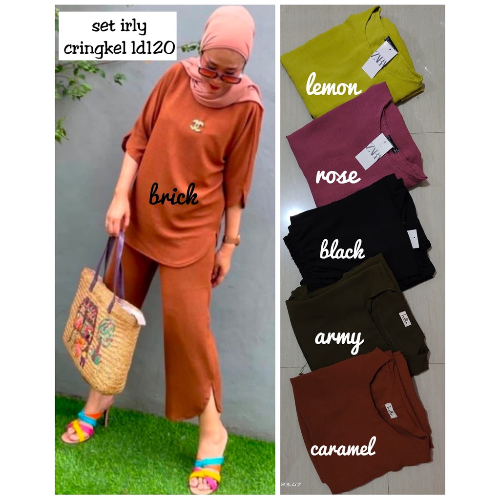 Virly  Set / Setelan / Set Crinkle Wanita / Set Crinkle Jumbo Ld 120 / Set Crinkle Jumbo / Set Crinkle Premium / Set Crinkle / Setelan Crinkle Wanita Terbaru / Setelan Crinkle Airflow / Setelan Crinkle Jumbo / Setelan Crinkle Premium / Set Wanita Kekinian