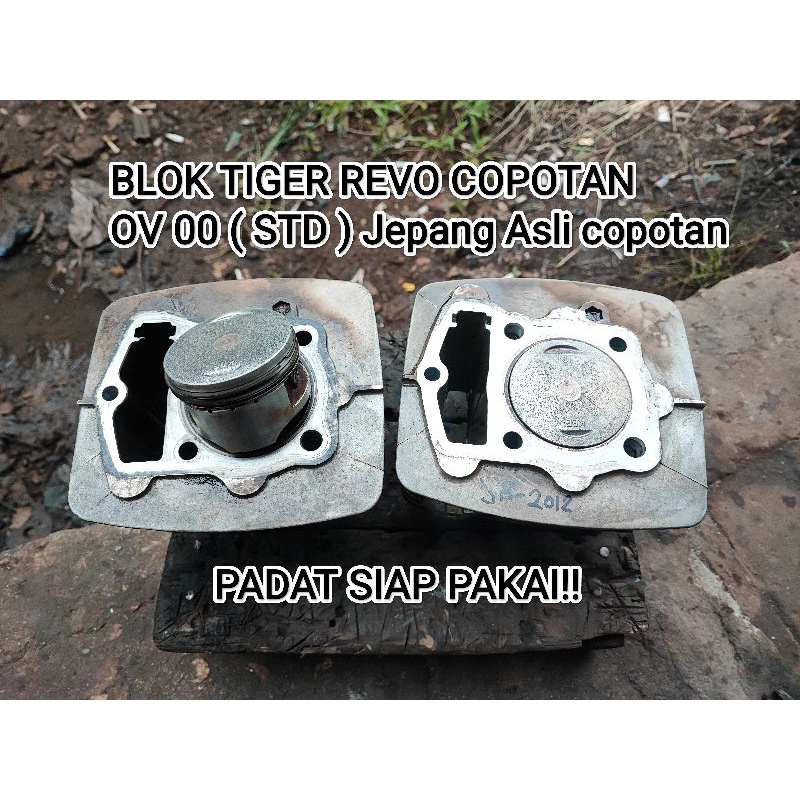 Blok Block Silinder Liner Honda TIGER Original Copotan set Piston
