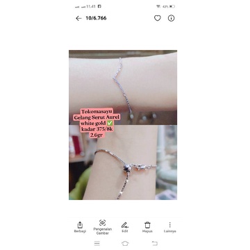 gelang serut Aurel 375mp