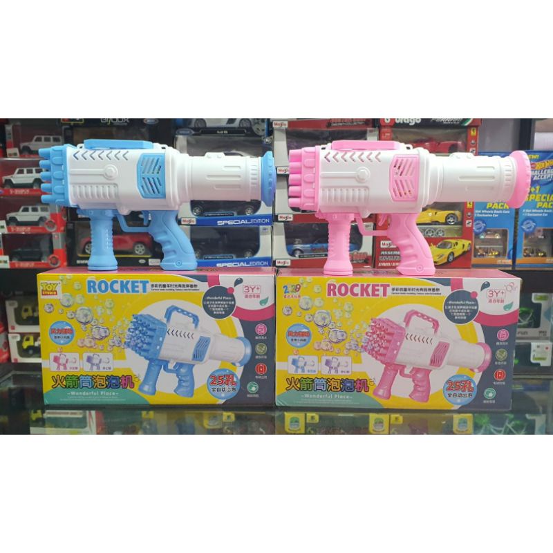 Mainan Bubble Gun Rocket Bazoka