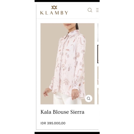 Preloved Kala Blouse Wearing Klamby XS