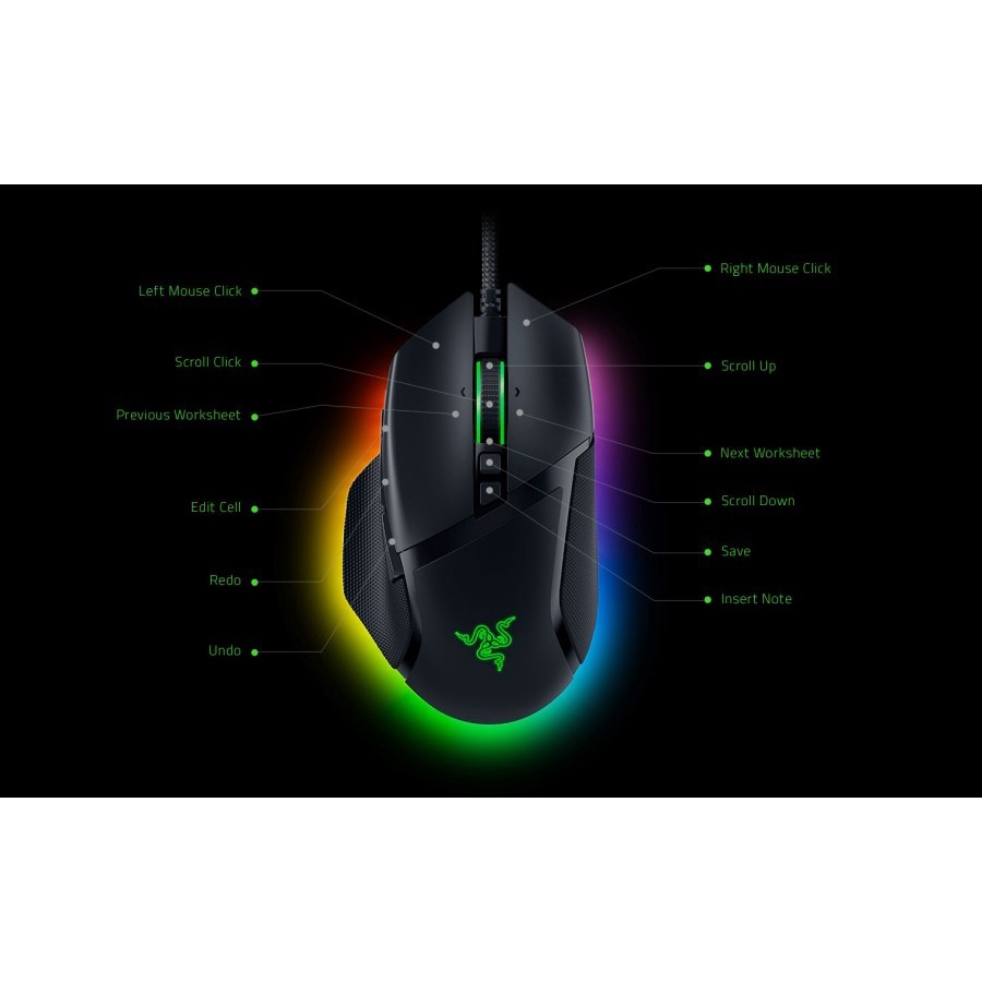 Razer Basilisk V3 Chroma RGB Customizable Gaming Mouse