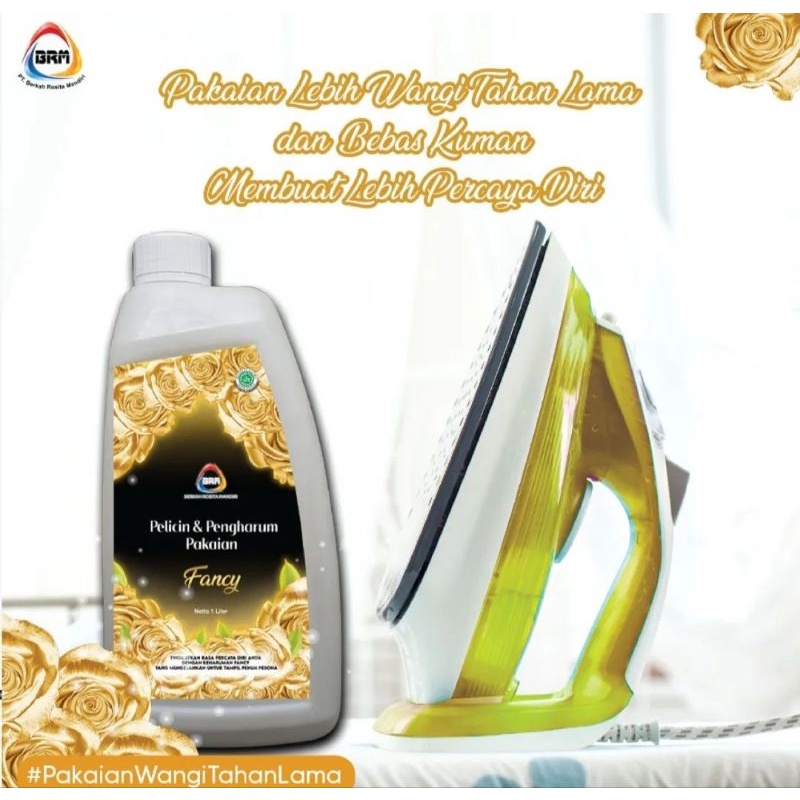 PELICIN PEWANGI PAKAIAN/ PARFUM LAUNDRY PREMIUM GRADE A/ BERKAH ROSITA MANDIRI BRM ORIGINAL