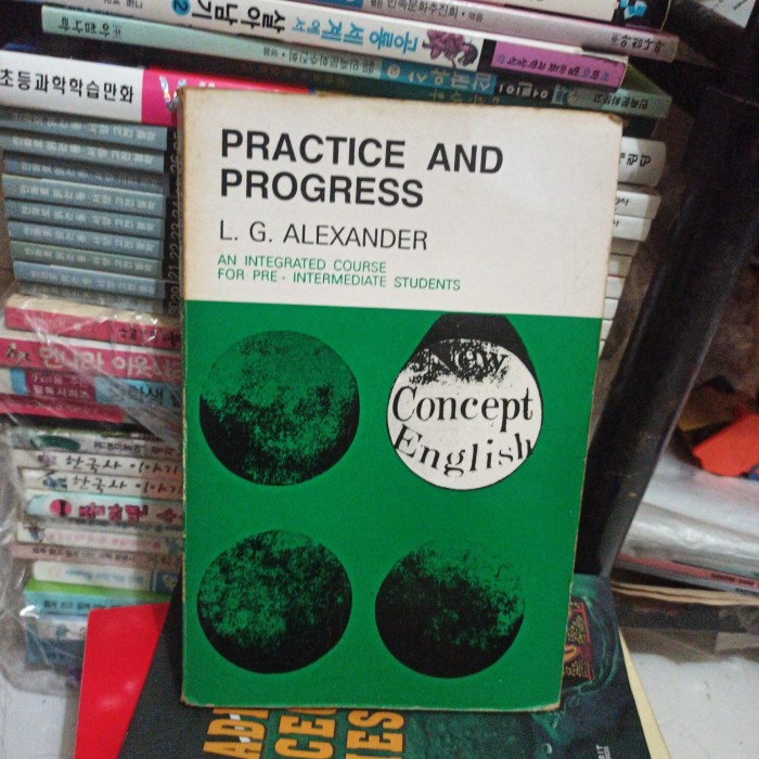 buku bekas original practice and progress new concept English