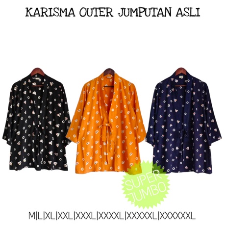 KARISMA OUTER JUMPUTAN BLAZER BATIK CANTIK KARDIGAN SUPER JUMBO CARDIGAN BIG SIZE CARDI PLUS SIZE SE