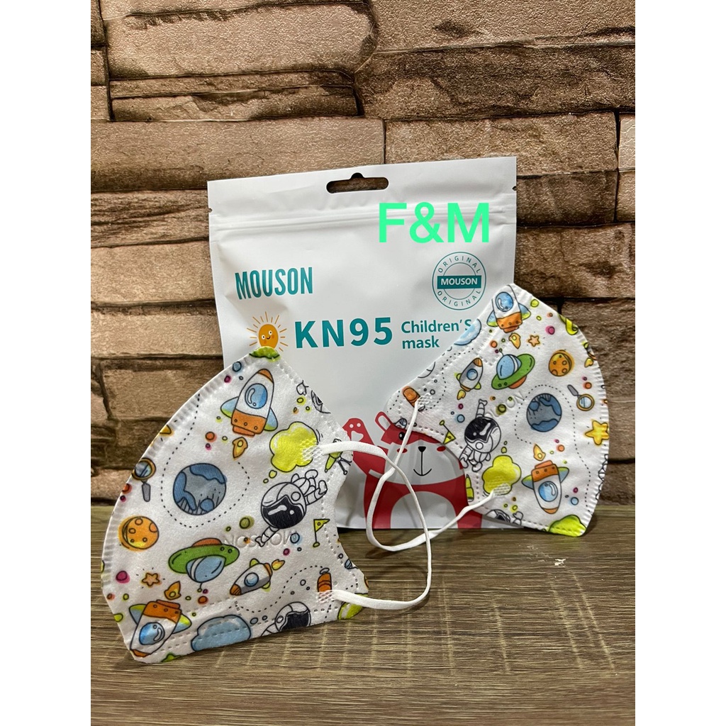 MASKER KN95 KIDS MOUSON / CHILDREN'S MASK 10PCS / MASKER ANAK