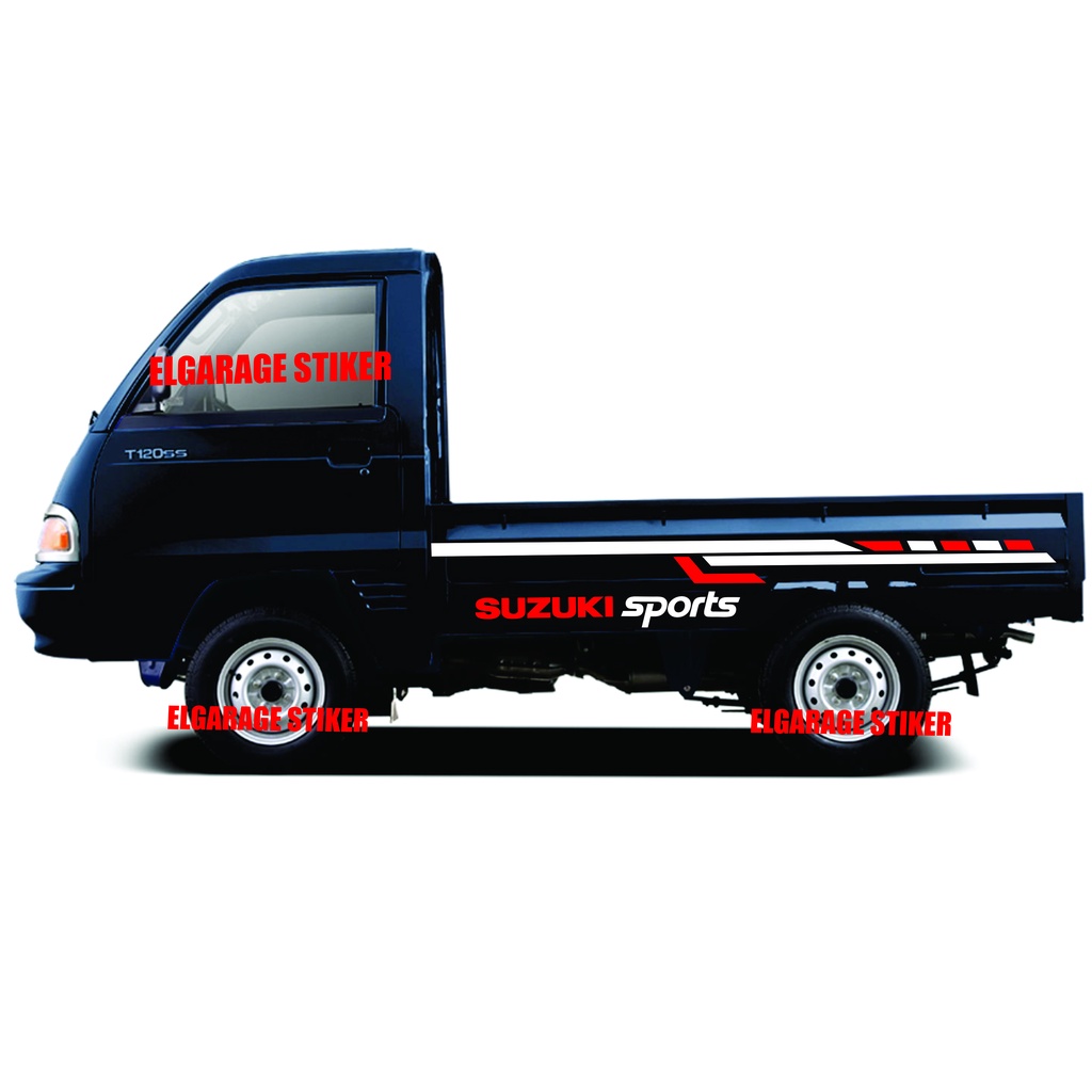 Stiker mobil pick up suzuki futura t120ss cutting stiker bak mobil pick up carry gran max apv l300