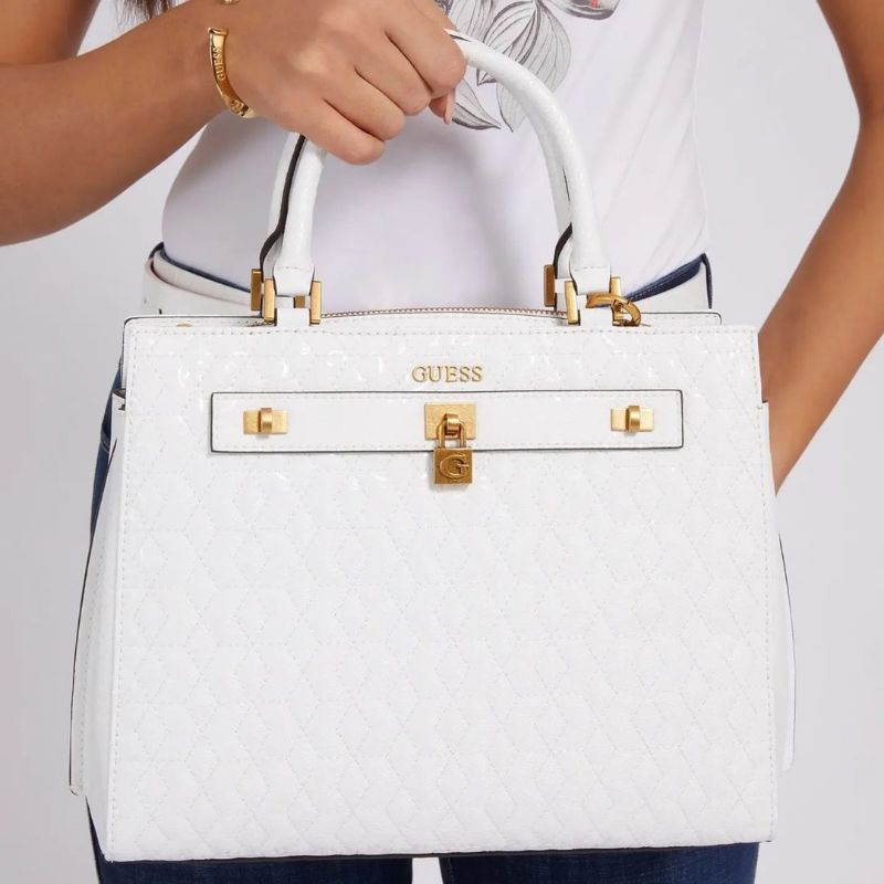 7.7 SALE | GUESSS Isidora Girlfriend Satchel Bag