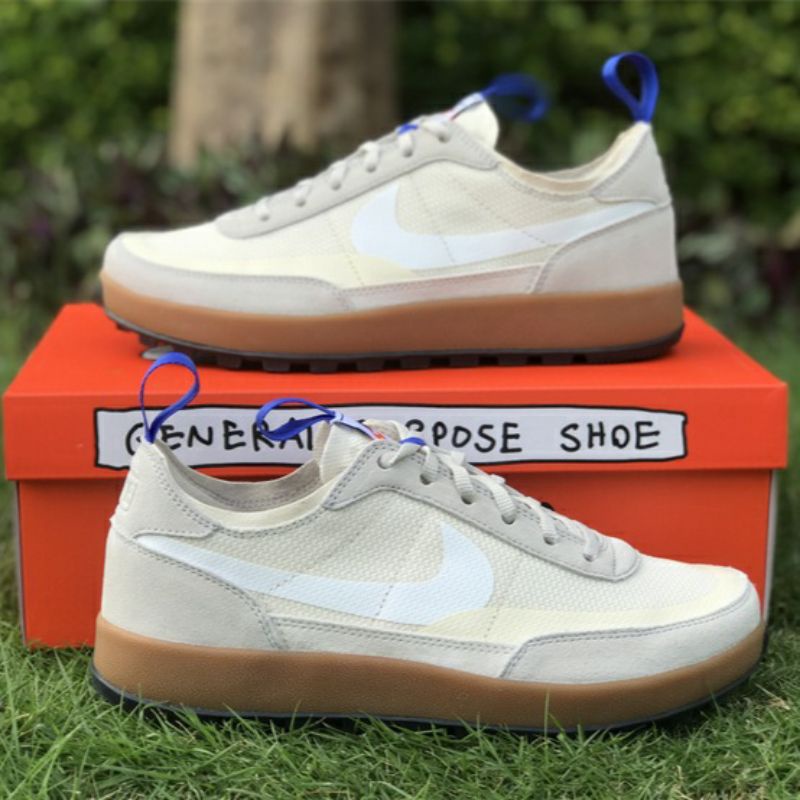 Sepatu Tom Sachs X Nike General Purpose Light Cream
