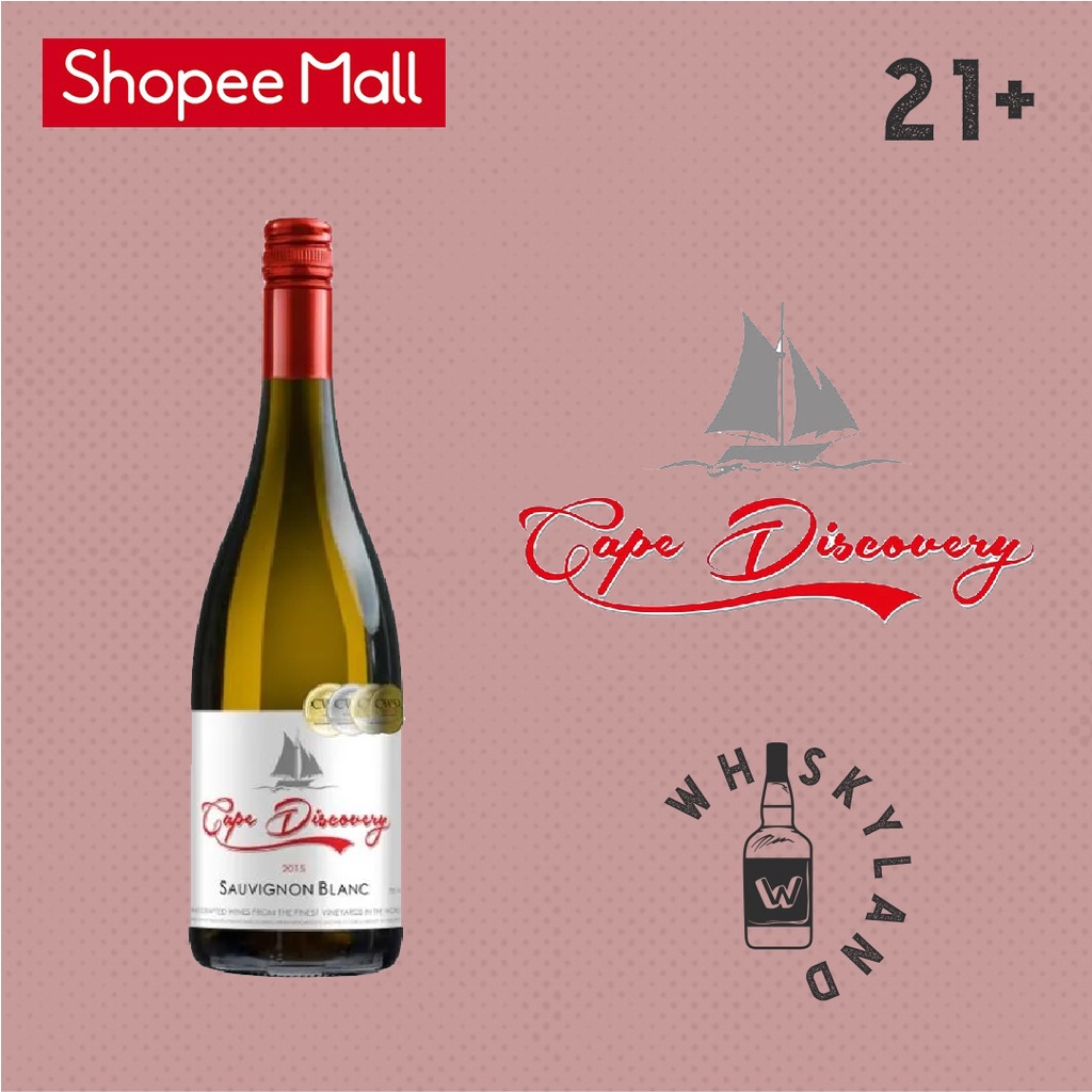 Jual Cape Discovery Sauvignon Blanc White Wine Shopee Indonesia