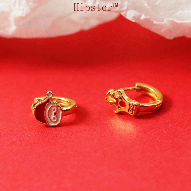 Anting Tusuk Sterling Silver 925 Model Rusa Natal Untuk Wanita