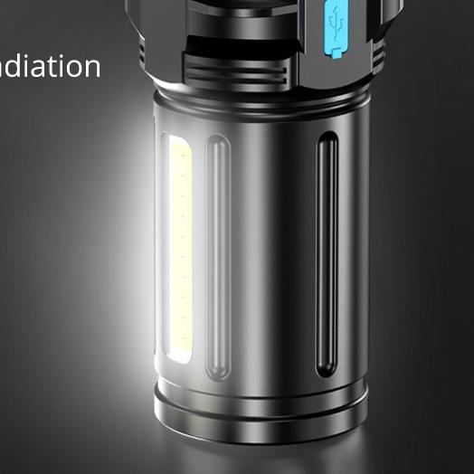 SENTER LED 5 MATA 60W + 20W / SENTER LED CHARGEABLE / SENTER CAS LED