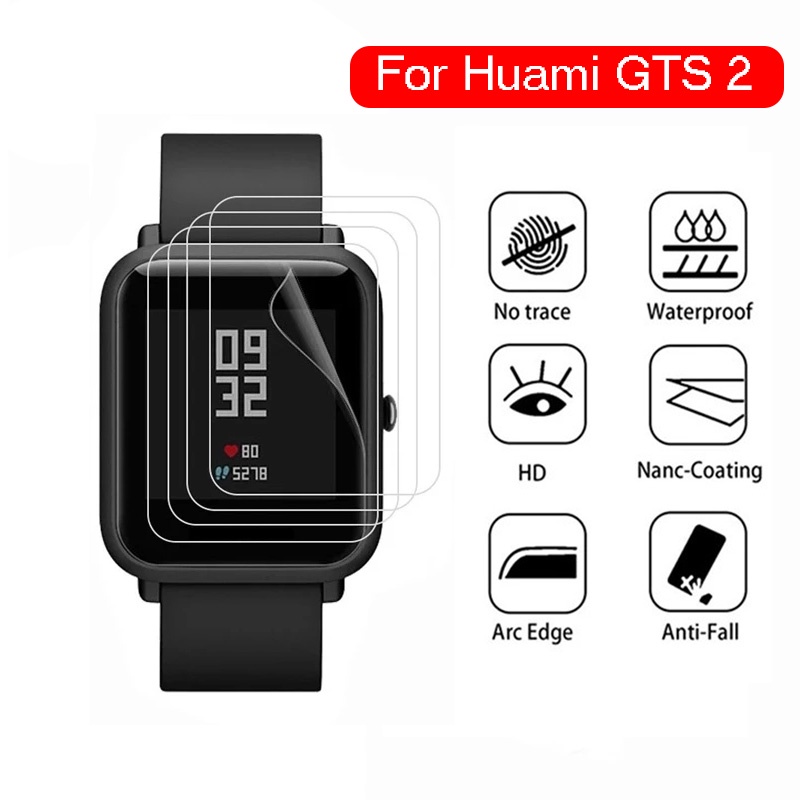 Film Pelindung Layar Smartwatch Bahan TPU Anti Air / Kotor Untuk Huami GTS 2 Mini