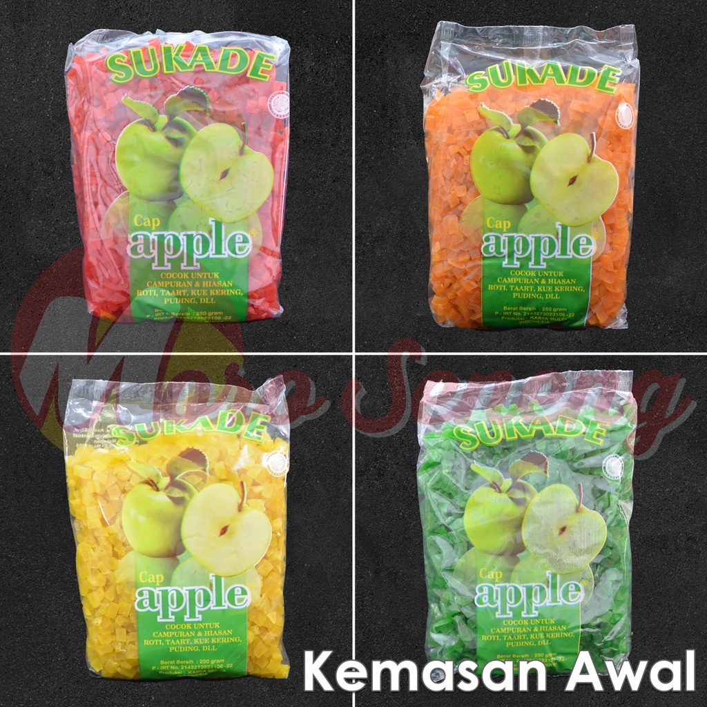 Sukade Mix Buah Kering Manisan Warna Campur