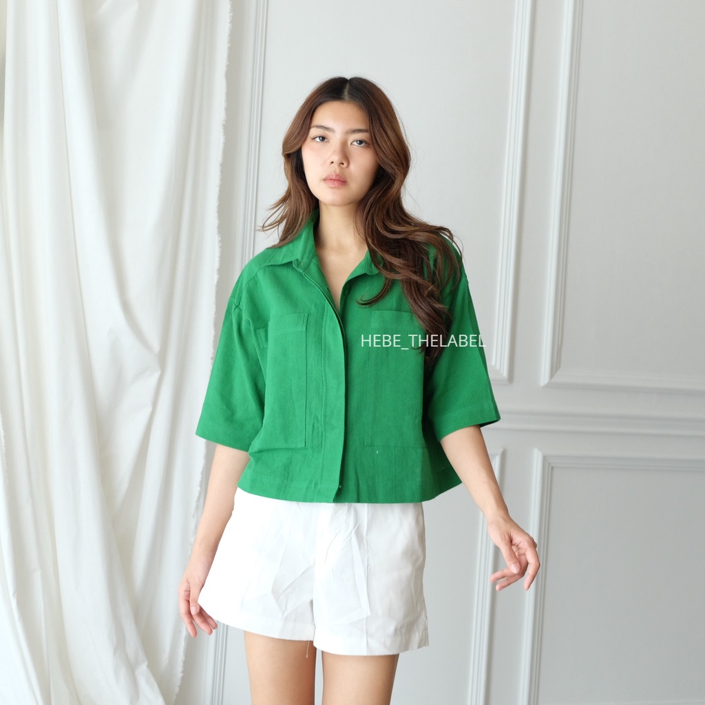 Declan Top - Crop Top Atasan Wanita