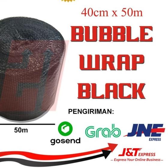 

Bubble Wrap Plastik Gelembung 40cm x 50m HITAM