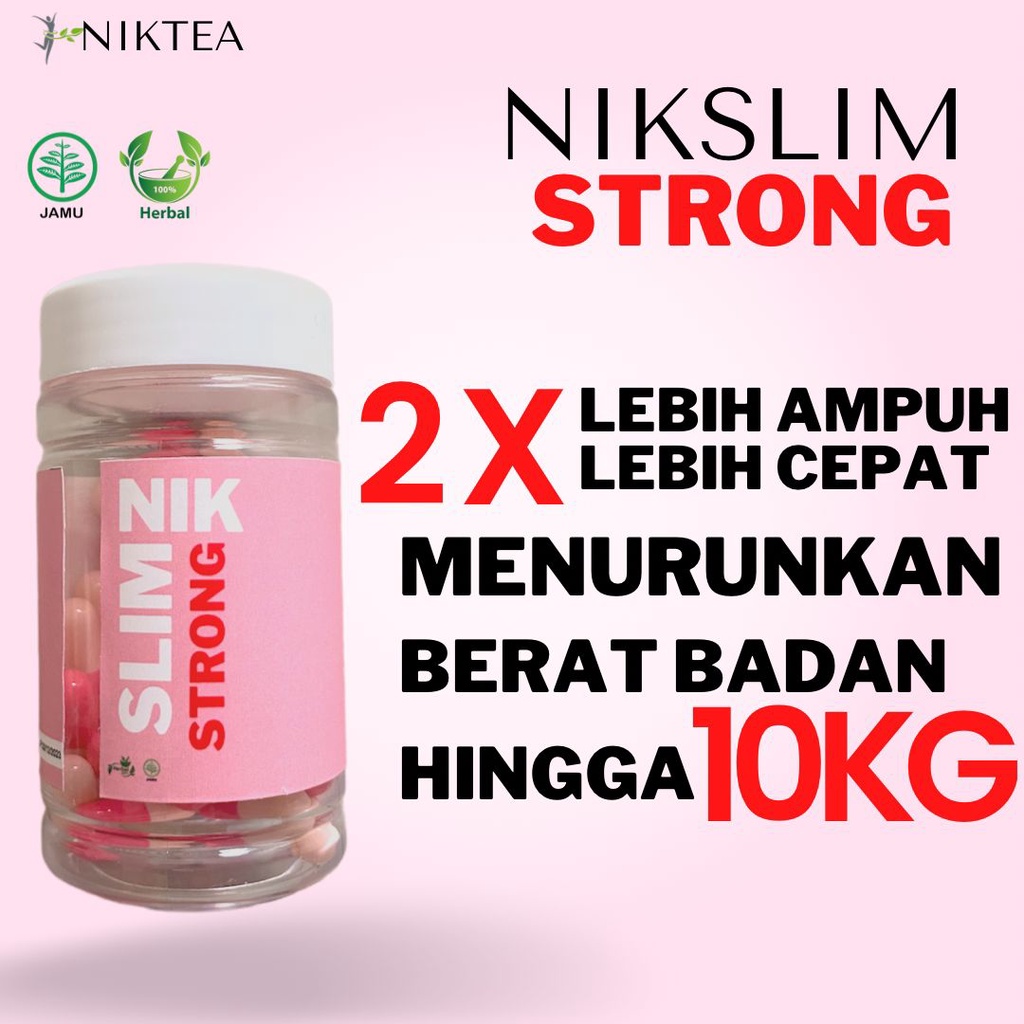 NIKSLIM STRONG Obat Diet Ampuh Dan Pelangsing Herbal Alami Jamu