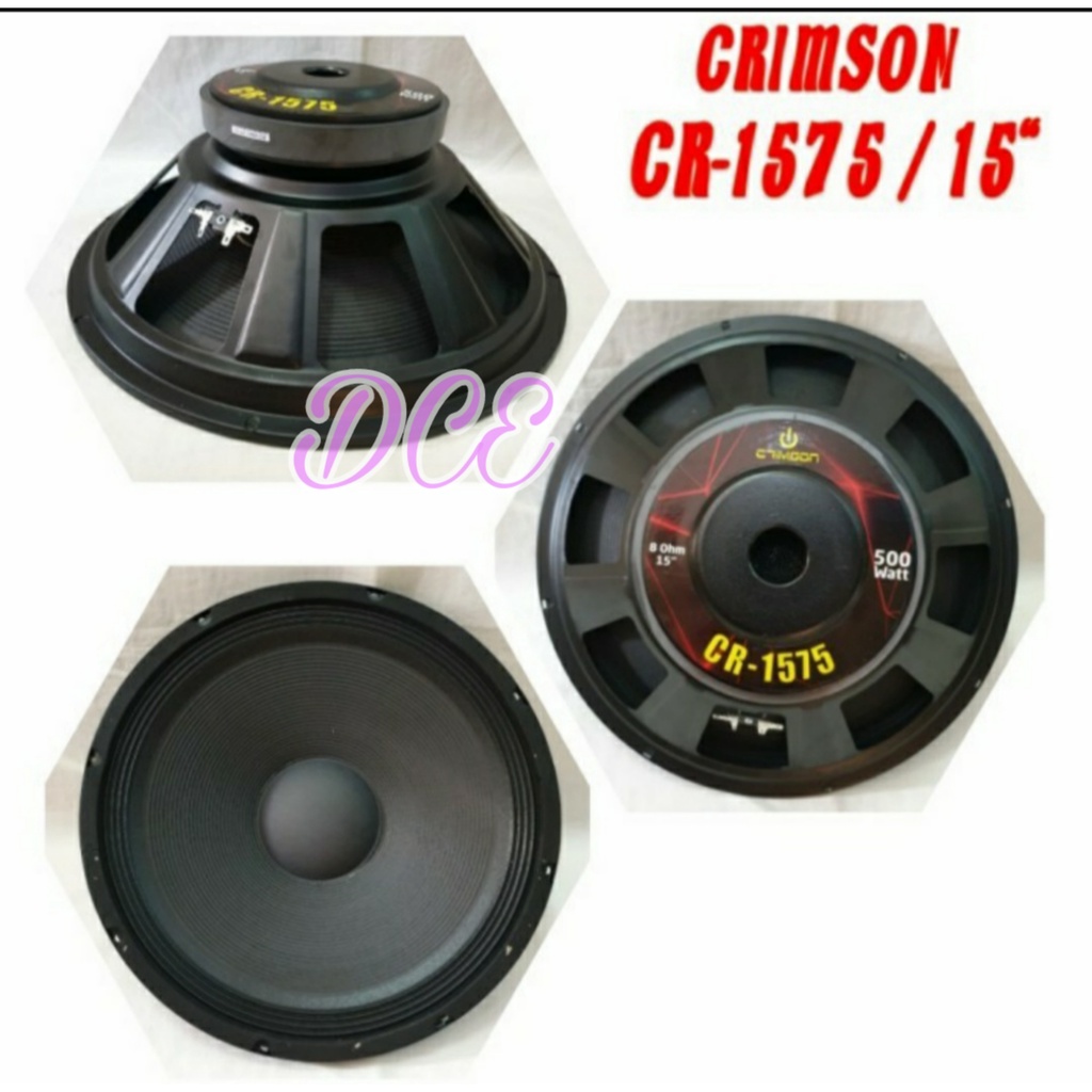 speaker komponen crimson cr 1575 crimson cr1575 15inch coil 3inch original