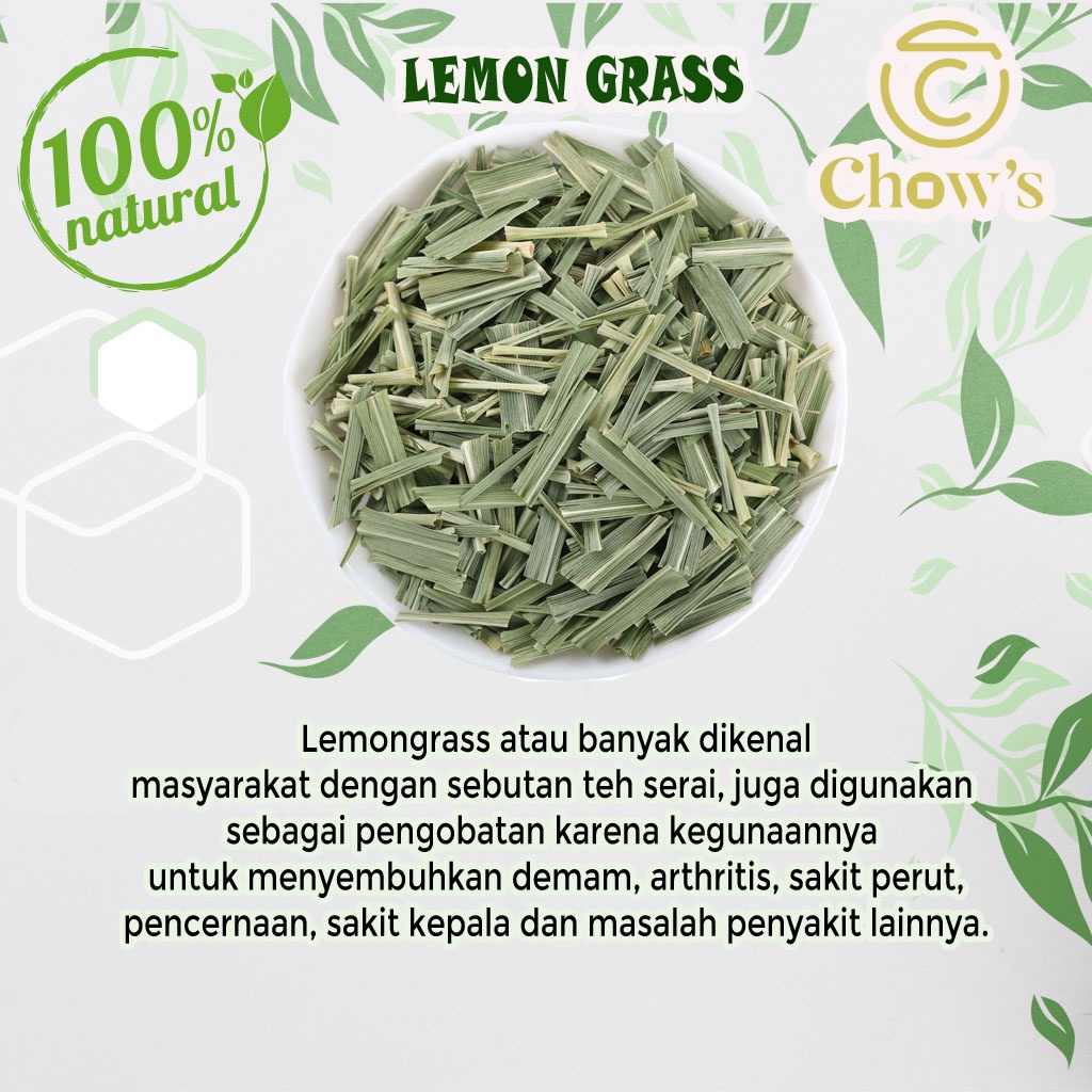 

1 KG Lemongrass/Teh Bunga Kering/Teh Seduh/Teh Serai/Teh Herbal