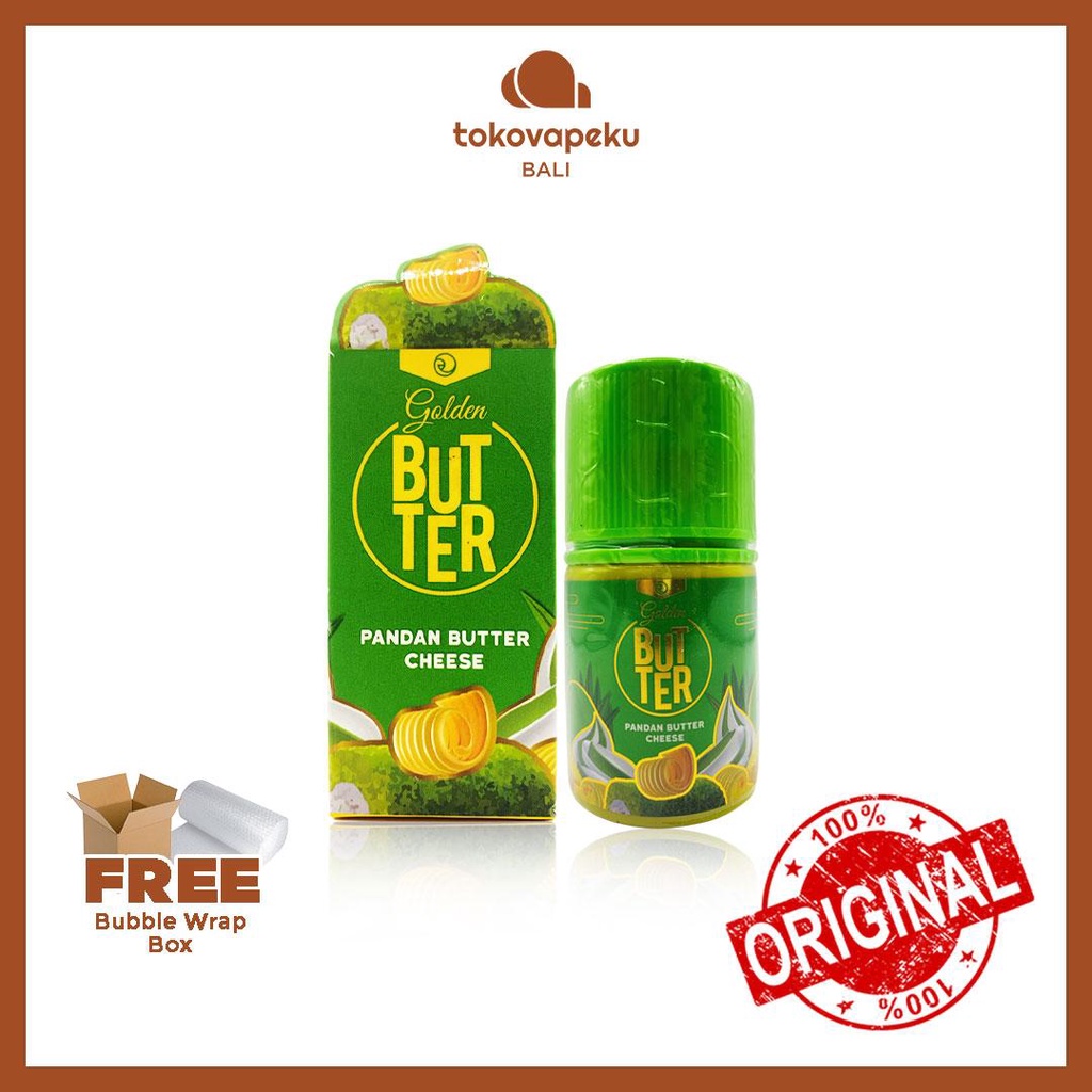 GOLDEN BUTTER V2 PANDAN BUTTER CHEESE 60ML AUTHENTIC by VAPORKING