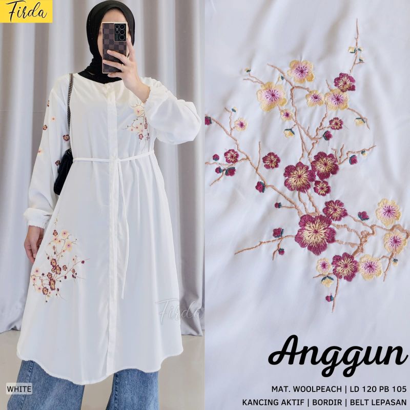 Kemeja putih wanita jumbo blouse putih wanita xxl xxxl ld 110 120 130