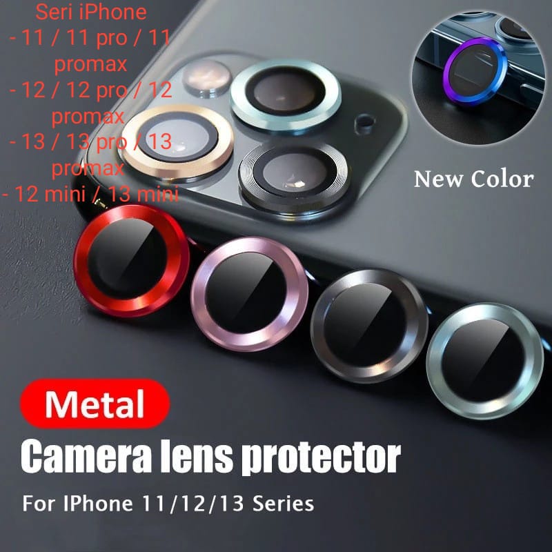 [3PCS] RING Pelindung Lensa Kamera Iphone 14 Pro 14 Max Plus 14 14 Promax Tempered Glass pelindung lensa Kamera
