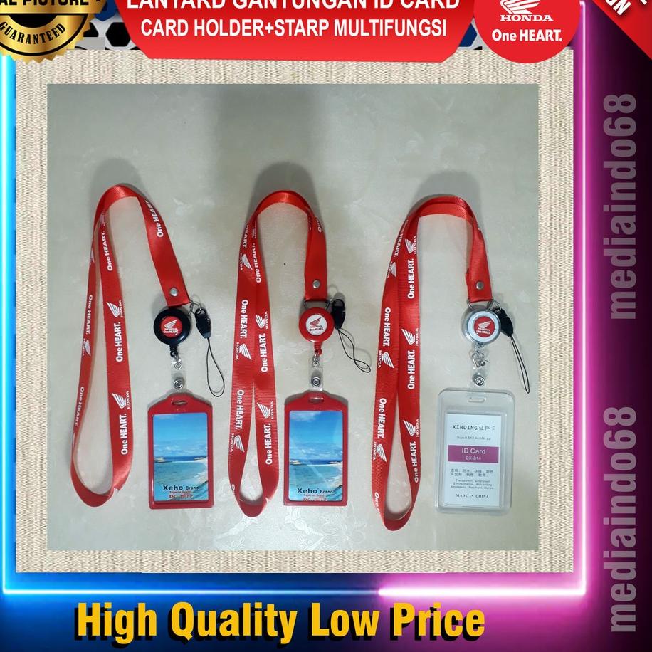 

[KODE QWAYD] Honda Motor Lanyard ID CARD/Yoyo Gantungan ID Card (Paket )