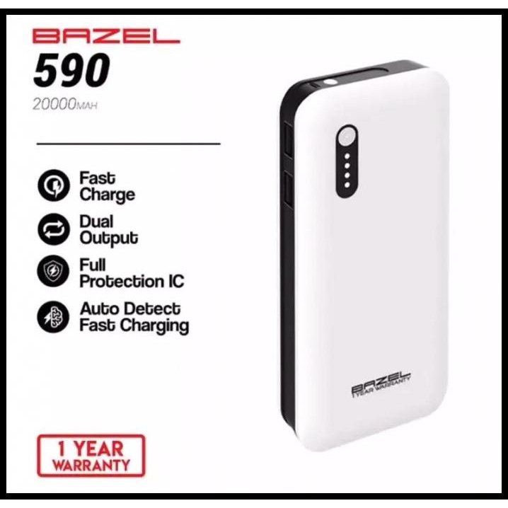 Powerbank Bazel 590 20000Mah Origina Bergaransi