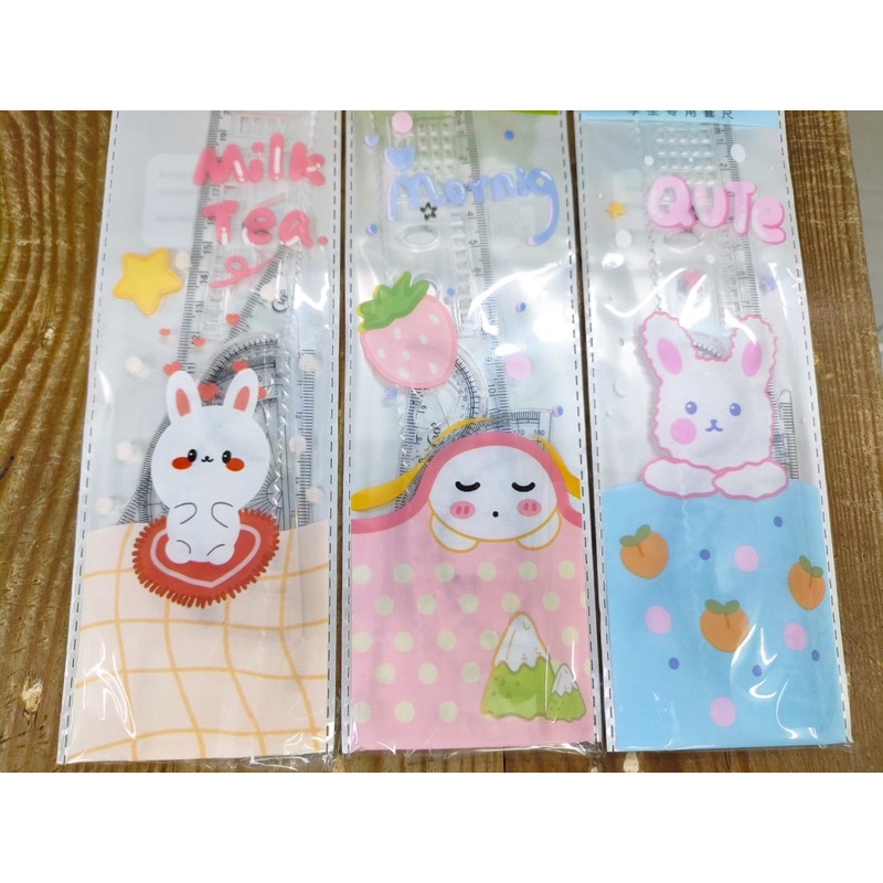 Penggaris Set isi 4Pcs/ Garisan Set isi 4pcs/