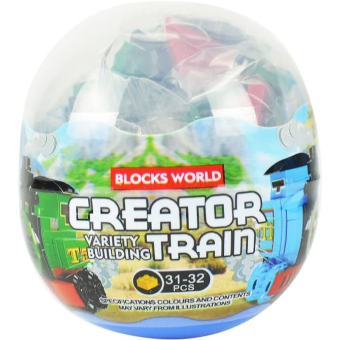 Creator Series DIY Block Toy Train (12 pcs)