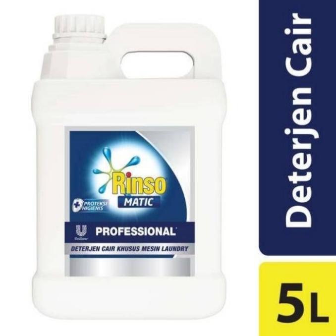 Rinso Detergent Liquid Professional Matic 5 Liter