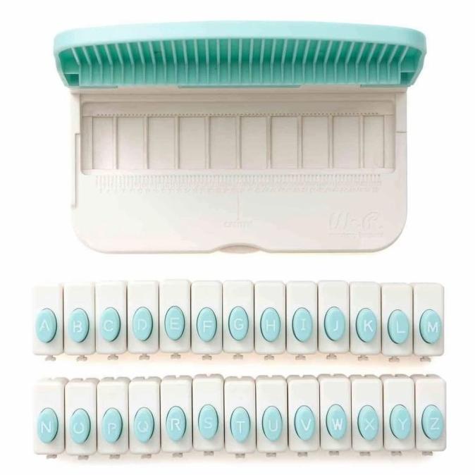 

{{{{}}] We R memory keepers Word punch board Uppercase