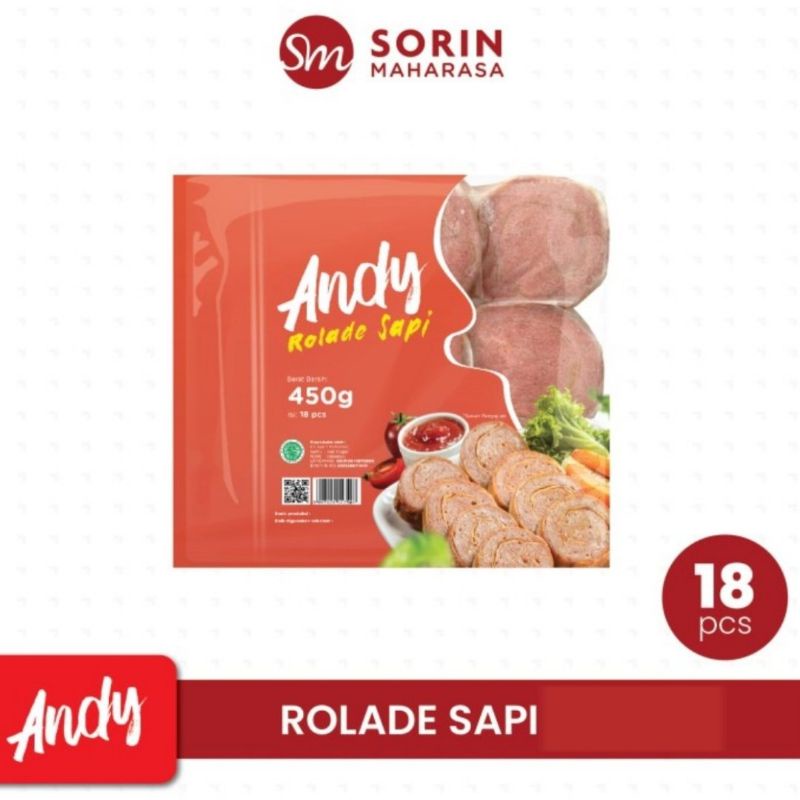 

Andy rollade isi 18 pcs 450 gram