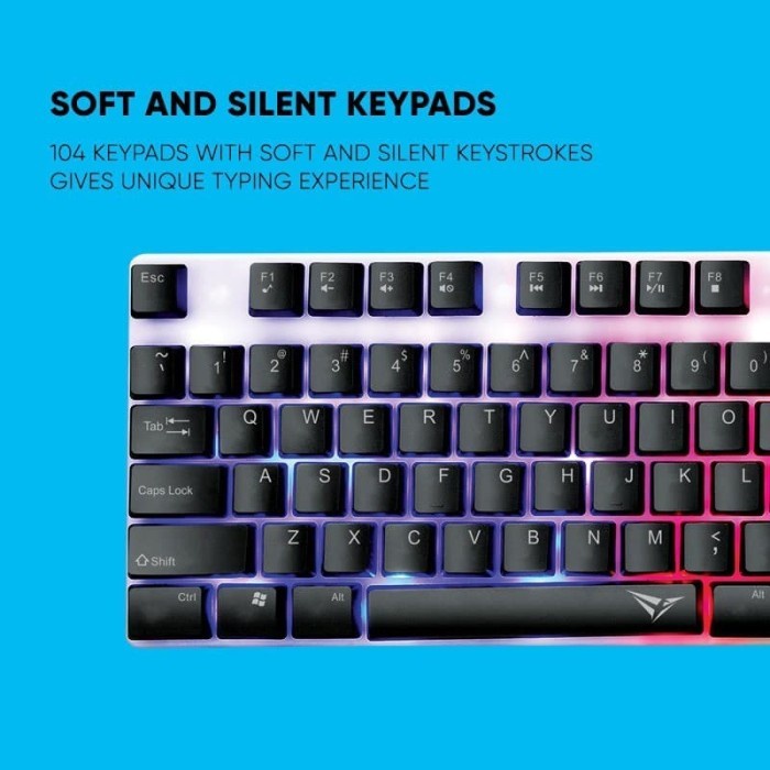 Alcatroz Gaming Keyboard Mouse Combo RGB XC-1000 Spill Proof